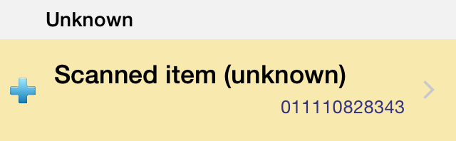 Search Item - Unknown